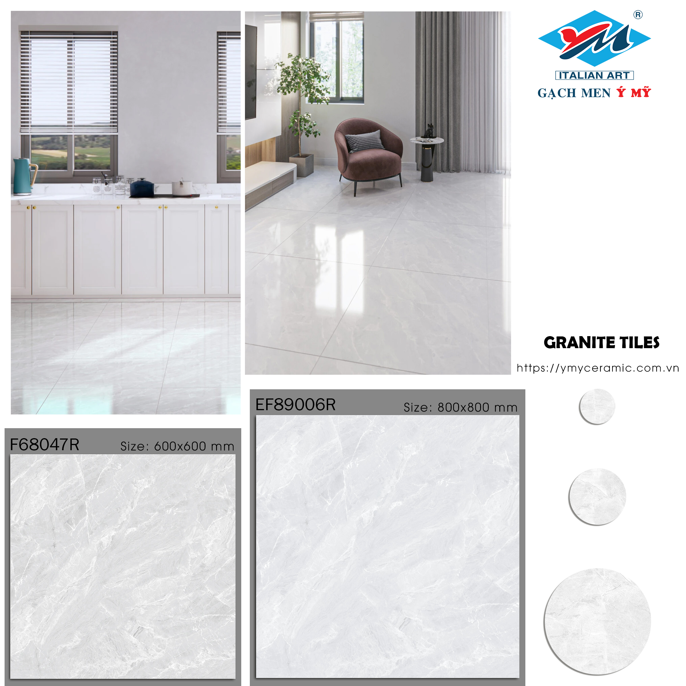 Gạch lát nền Ý MỸ ứng dụng linh hoạt và đáp ứng mọi gu thẩm mỹ