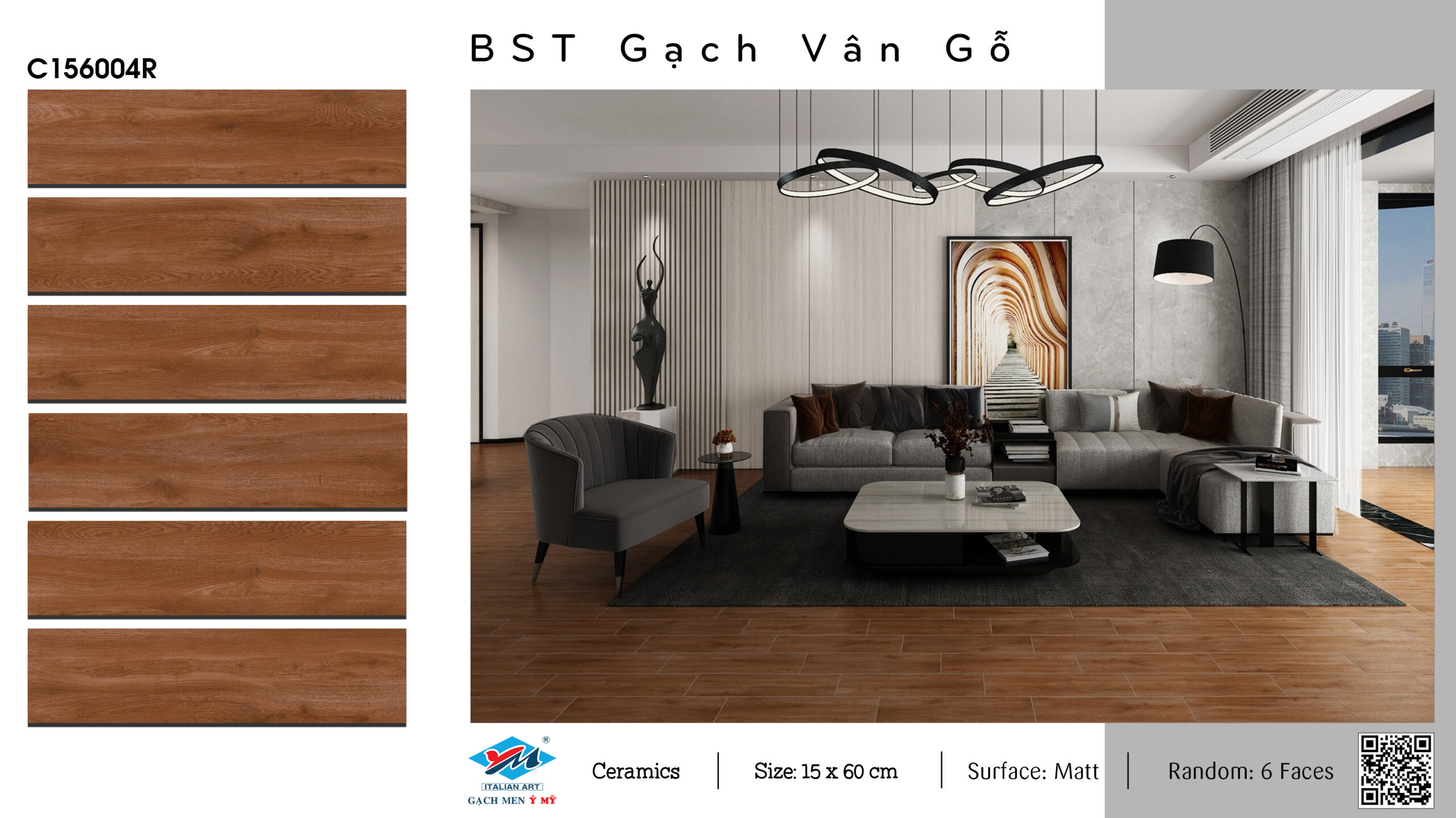 Gạch vân gỗ chịu lực tốt và dễ bảo dưỡng Gạch vân gỗ chịu lực tốt và dễ bảo dưỡng