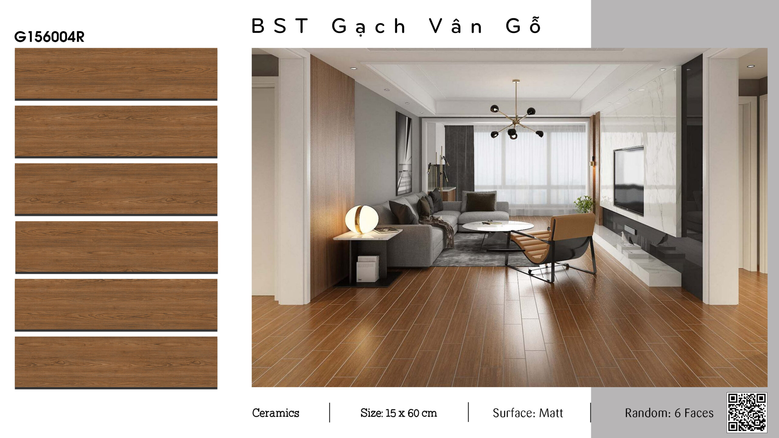 Gạch thẻ gỗ 15x60 phù hợp đa dạng không gian Gạch thẻ gỗ 15x60 phù hợp đa dạng không gian