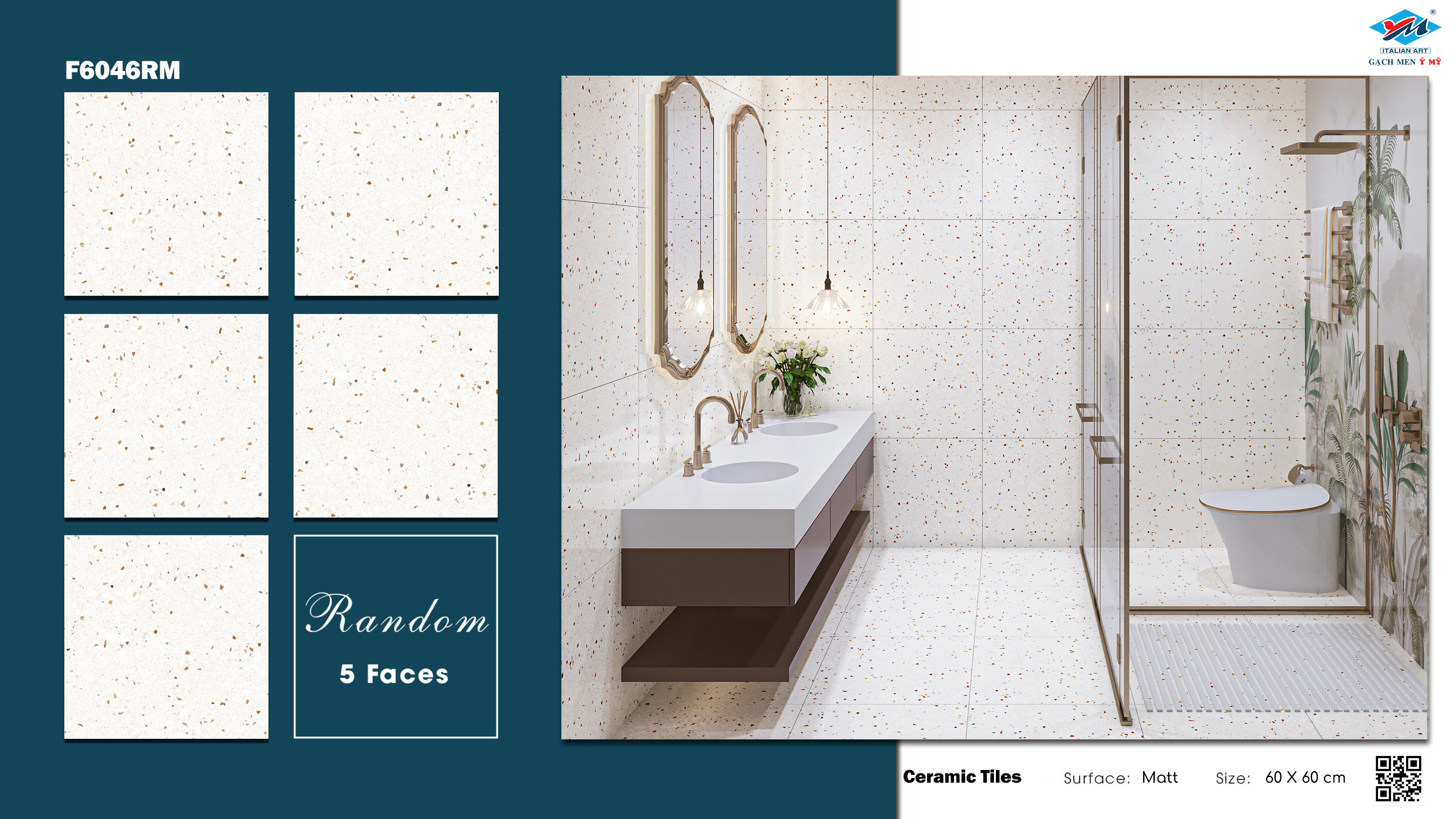 GẠCH ỐP TƯỜNG ĐẸP 60X60