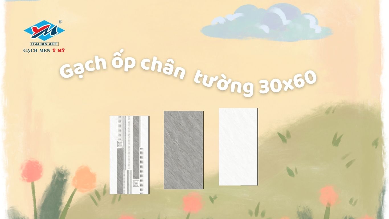 Gạch ốp chân tường 30x60
