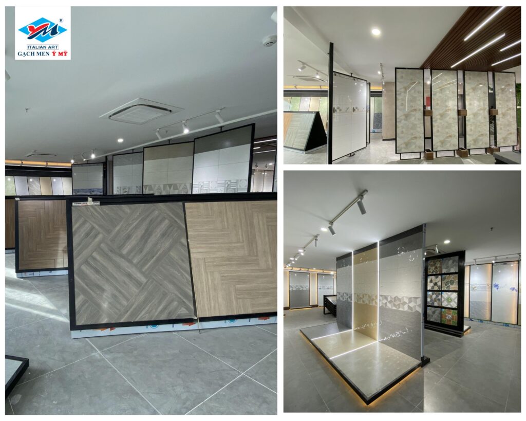 Tầng 3 của showroom gạch men showroom gạch men