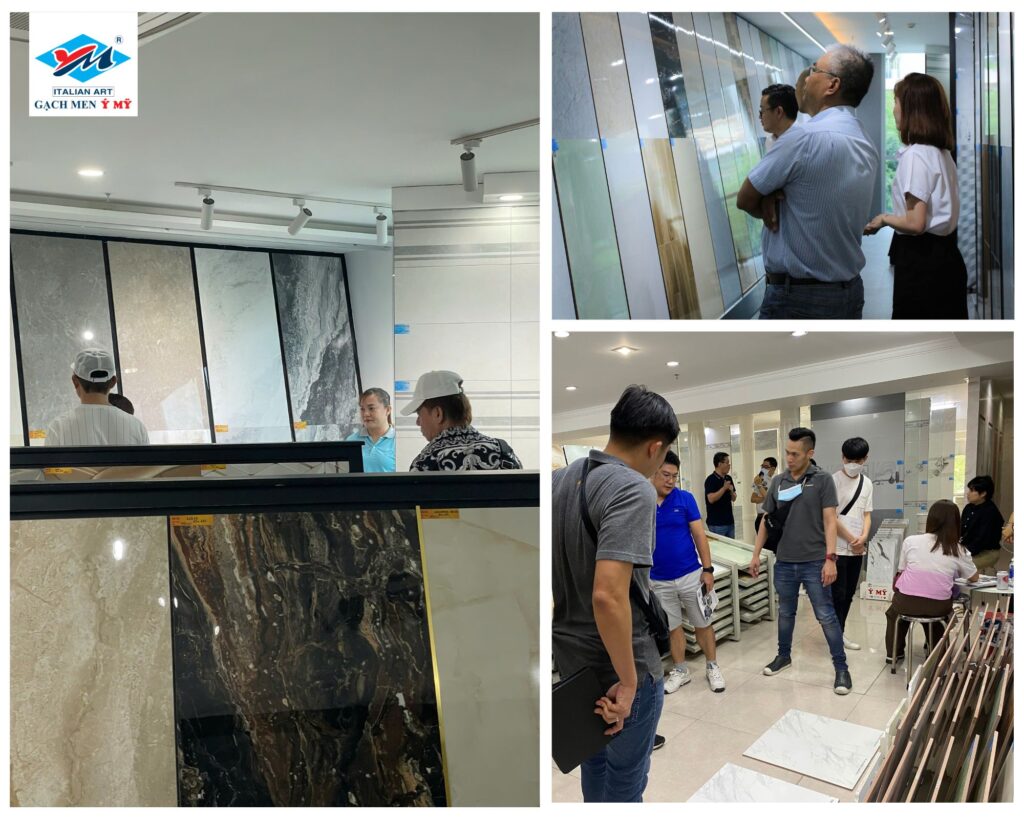 Showroom gạch men tư vấn Showroom gạch men